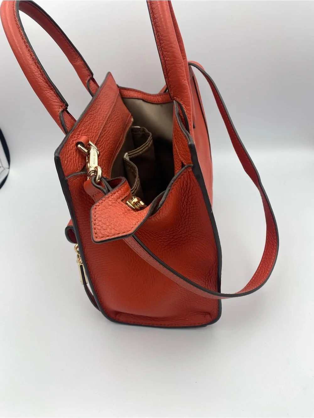 henri bendel structured leather